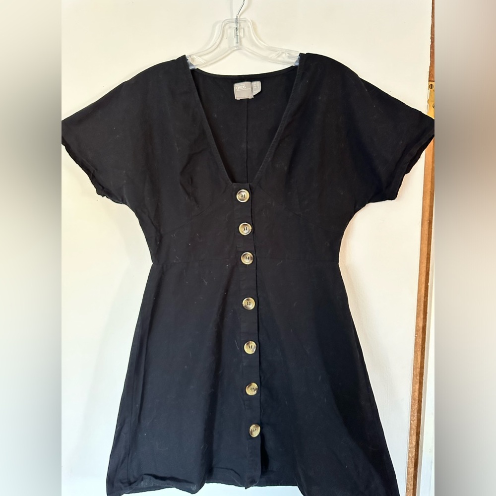 ASOS button down mini dress
